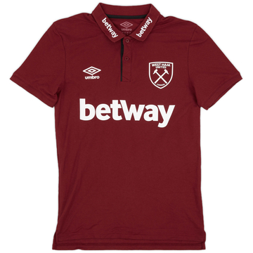 2022-23 West Ham Umbro Polo Shirt - 8/10 - (S)