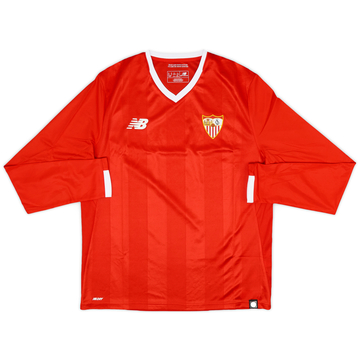 2017-18 Sevilla Away L/S Shirt - 8/10 - (M)