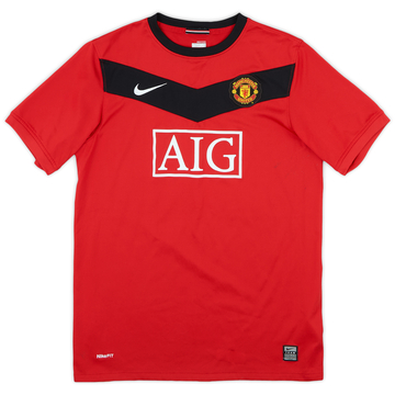 2009-10 Manchester United Home Shirt - 8/10 - (XL.Boys)