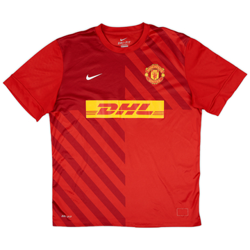2012-13 Manchester United Nike Training Shirt - 9/10 - (XL)