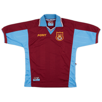 1997-98 West Ham Home Shirt - 10/10 - (Y)