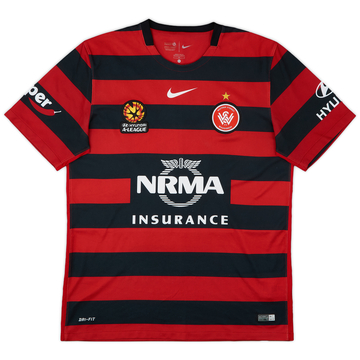2015-16 Western Sydney Wanderers Home Shirt - 8/10 - (L)