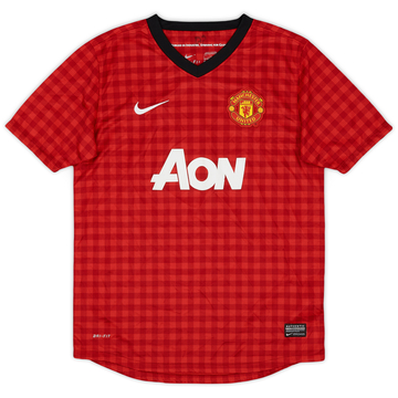 2012-13 Manchester United Home Shirt - 8/10 - (L.Boys)