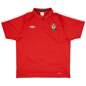 2010-11 Southampton Umbro 1/4 Zip Polo Shirt - 9/10 - (XL)