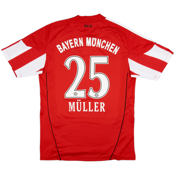 2010-11 Bayern Munich Home Shirt Muller #25 - 6/10 - (M)