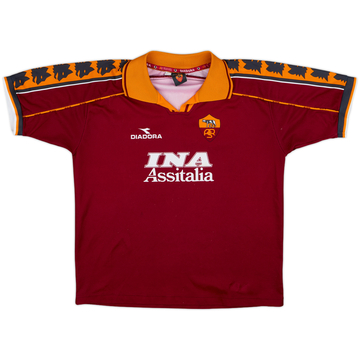 1998-99 Roma Home Shirt - 6/10 - (XL.Boys)