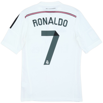 2014-15 Real Madrid Home Shirt Ronaldo #7 - 6/10 - (S)