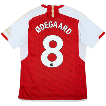 2023-24 Arsenal Home Shirt Odegaard #8 - 6/10 - (L)