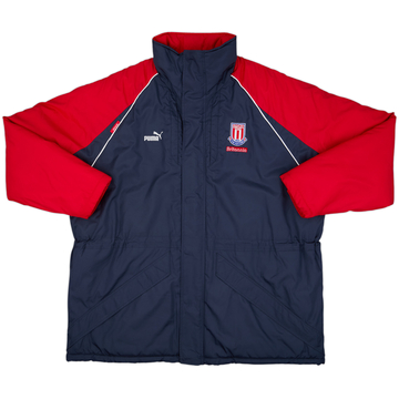 2003-04 Stoke City Puma Padded Bench Coat - 10/10 - (XXL)