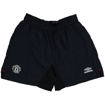 2000-02 Manchester United Umbro Training Shorts - 8/10 - (M)