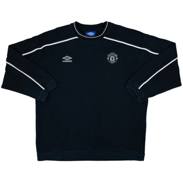 1999-00 Manchester United Umbro Sweat Top - 8/10 - (XXL)