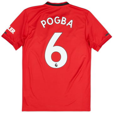 2019-20 Manchester United Home Shirt Pogba #6 - 9/10 - (S)