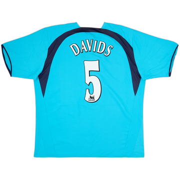 2006-07 Tottenham Away Shirt Davids #5 - 9/10 - (XXL)