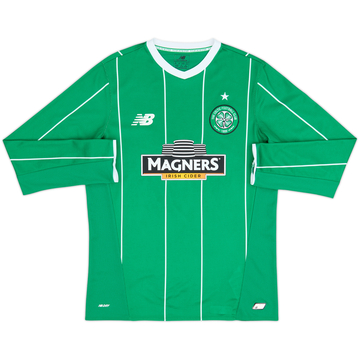 2015-16 Celtic Away L/S Shirt - 8/10 - (S)
