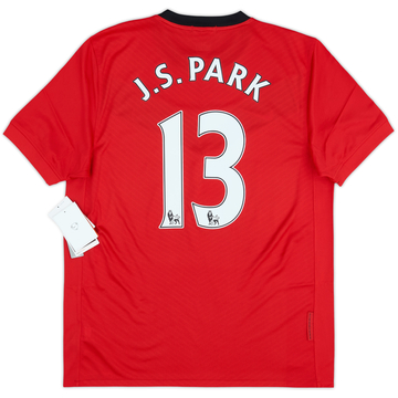2009-10 Manchester United Home Shirt J.S. Park #13 (M)