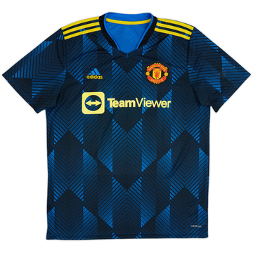 2021-22 Manchester United Third Shirt - 4/10 - (L)