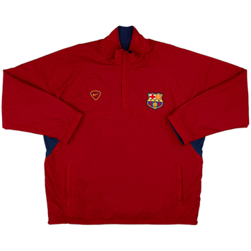 2000-01 Barcelona Nike 1/4 Zip Training Top - 6/10 - (L)