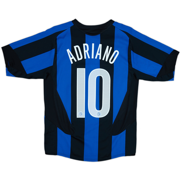 2005-06 Inter Milan Home Shirt Adriano #10 - 8/10 - (S)
