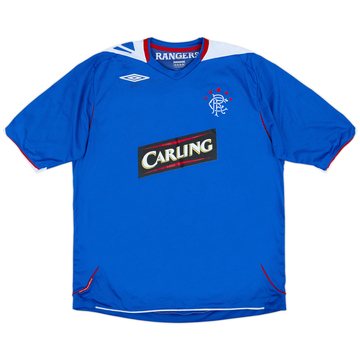 2006-07 Rangers Home Shirt - 6/10 - (XL)