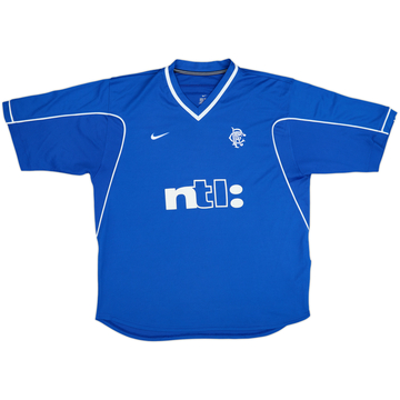 1999-01 Rangers Home Shirt - 8/10 - (XL)