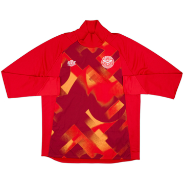 2023-24 Brentford Umbro 1/4 Zip Drill Top - 8/10 - (XL)