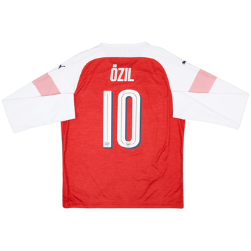 2018-19 Arsenal Home L/S Shirt Ozil #10 - 9/10 - (L)