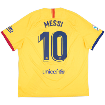 2019-20 Barcelona Away Shirt Messi #10 - 6/10 - (XXL)