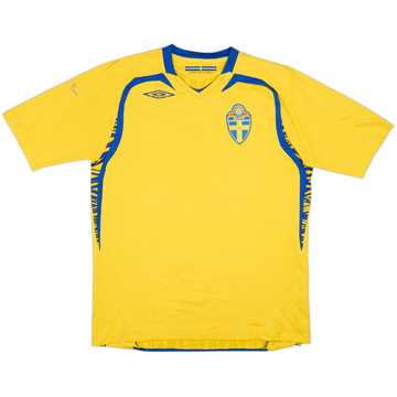 2007-09 Sweden Home Shirt - 5/10 - (L)