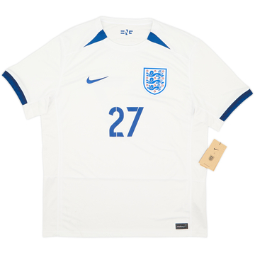 2023 England Women's Home Shirt #27 (Men's L)
