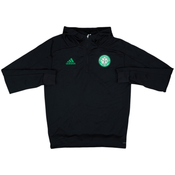 2020-21 Celtic adidas Hooded 1/4 Zip Drill Top - 8/10 - (L)