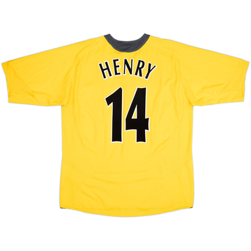 2005-06 Arsenal Away Shirt Henry #14 - 9/10 - (XL)