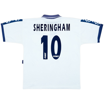 1995-97 Tottenham Home Shirt Sheringham #10 - 9/10 - (L)