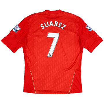 2010-12 Liverpool Home Shirt Suarez #7 - 6/10 - (L)