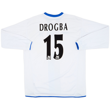 2003-05 Chelsea Away L/S Shirt Drogba #15 - 6/10 - (XL)
