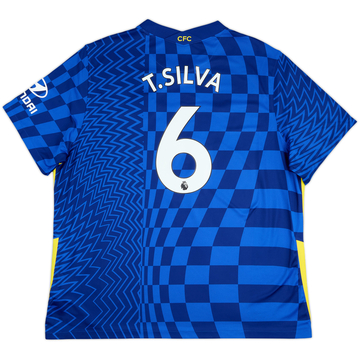2021-22 Chelsea Home Shirt T.Silva #6 - 8/10 - (3XL)