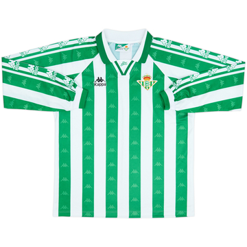 1995-97 Real Betis Home L/S Shirt - 8/10 - (L)