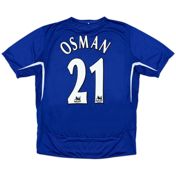 2004-05 Everton Home Shirt Osman #21 - 4/10 - (XL)