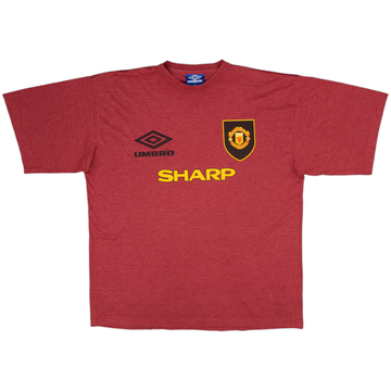 1993-95 Manchester United Umbro Cotton Tee - 10/10 - (XL)