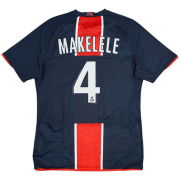 Camiseta de local edición jugador del Paris Saint-Germain 2008-09 Makelele #4 - 8/10 - (M)