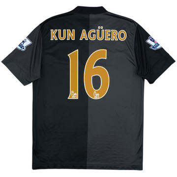 2013-14 Manchester City Away Shirt Kun Aguero #16 - 7/10 - (M)