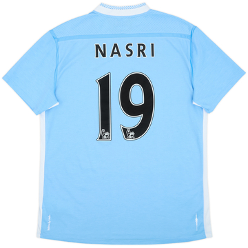2011-12 Manchester City Home Shirt Nasri #19 - 9/10 - (L)