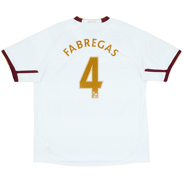2007-08 Arsenal Away Shirt Fabregas #4 - 8/10 - (XL)