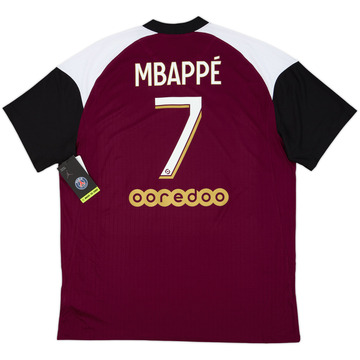 2020-21 Paris Saint-Germain Third Shirt Mbappe #7 (XL)