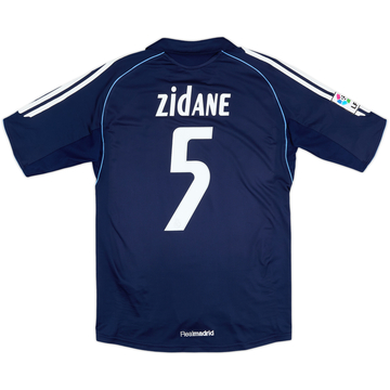 2005-06 Real Madrid Away Shirt Zidane #5 - 8/10 - (S)