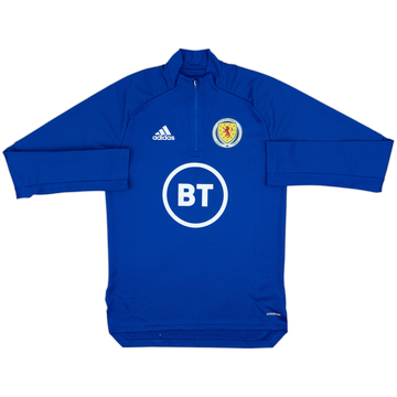 2020-21 Scotland adidas 1/4 Zip Drill Top - 9/10 - (S)