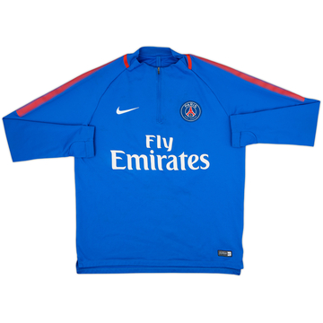 2018-19 Paris Saint-Germain Nike 1/4 Zip Training Top - 5/10 - (L)