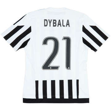 2015-16 Juventus Home Shirt Dybala #21 - 8/10 - (M)