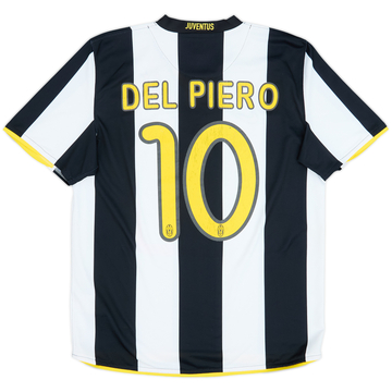 2008-09 Juventus Home Shirt Del Piero #10 - 4/10 - (M)
