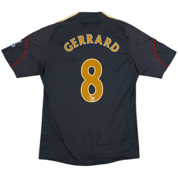 2009-10 Liverpool Away Shirt Gerrard #8 - 8/10 - (M)