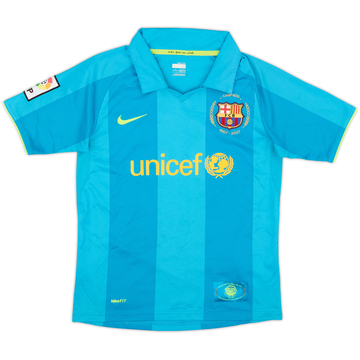 2007-09 Barcelona Away Shirt - 7/10 - (M.Boys)